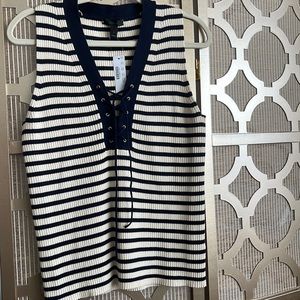 J.Crew striped sweater tank top
